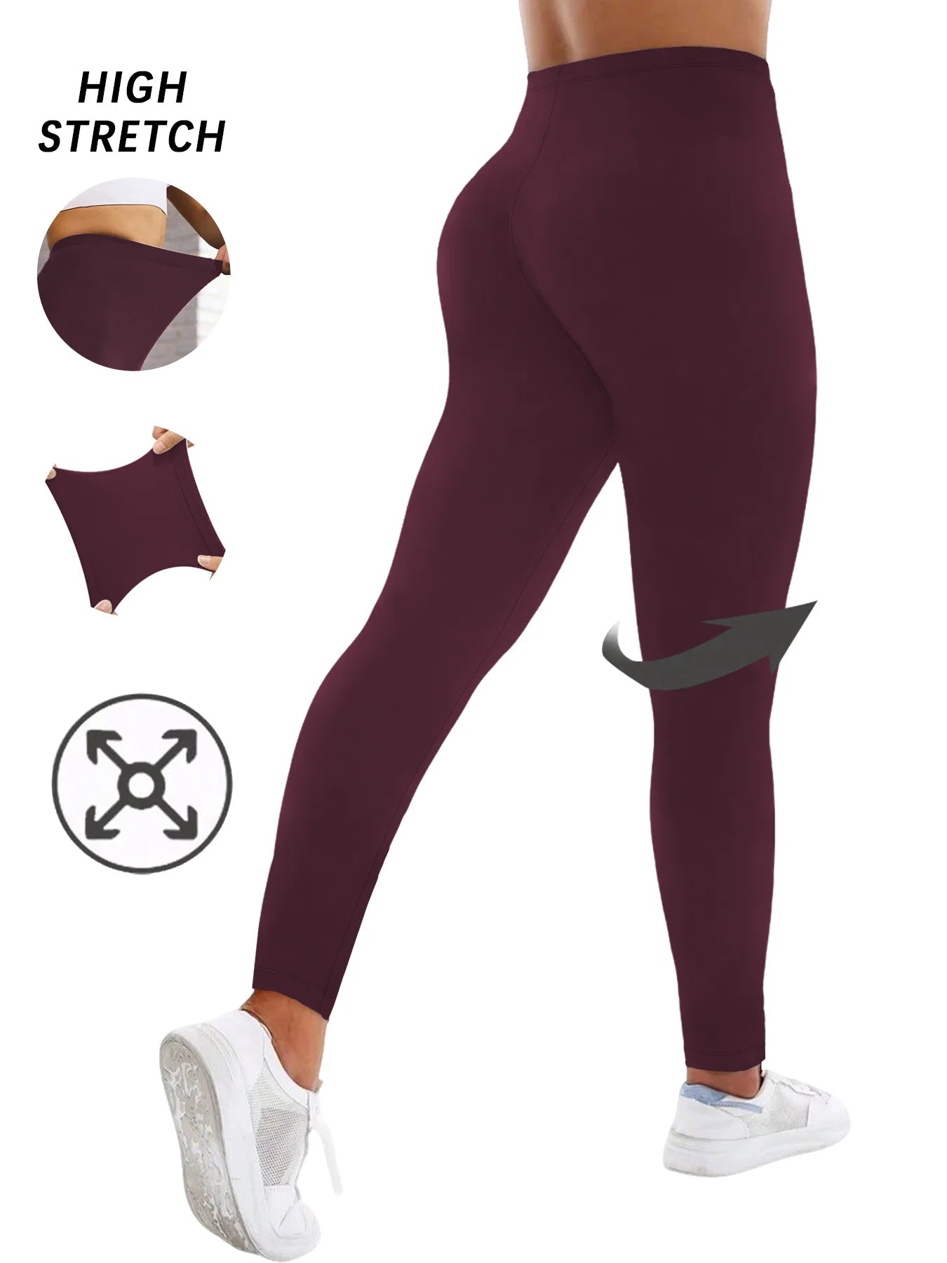 Leggings Femininas Supermacias De Alta Elasticidade Para Treino Ioga Corrida Atlética Push-up Academia Leggings Longa Para Fitness