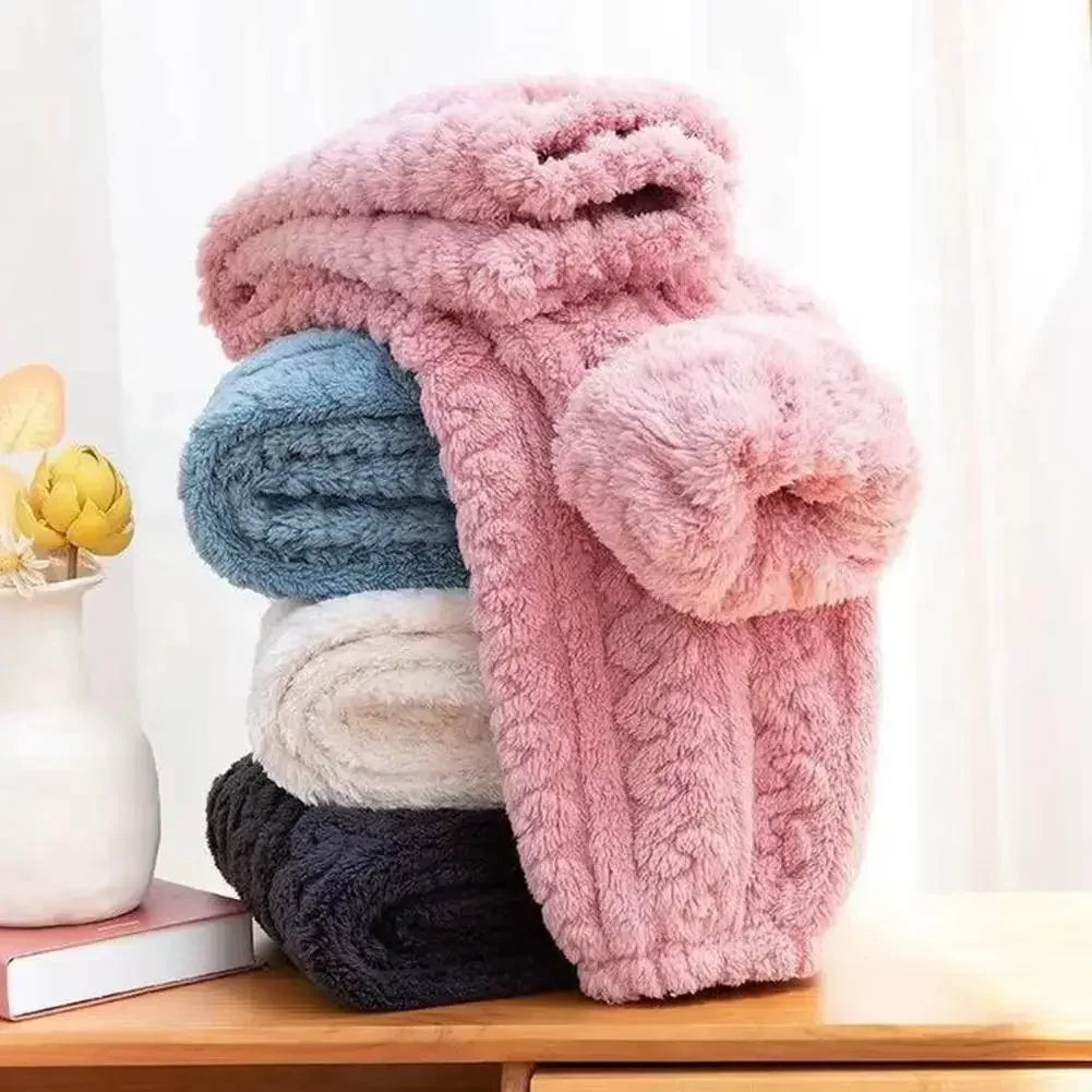 Calças De Pijama De Veludo Feminina De Inverno Calças Térmicas E Cashmere