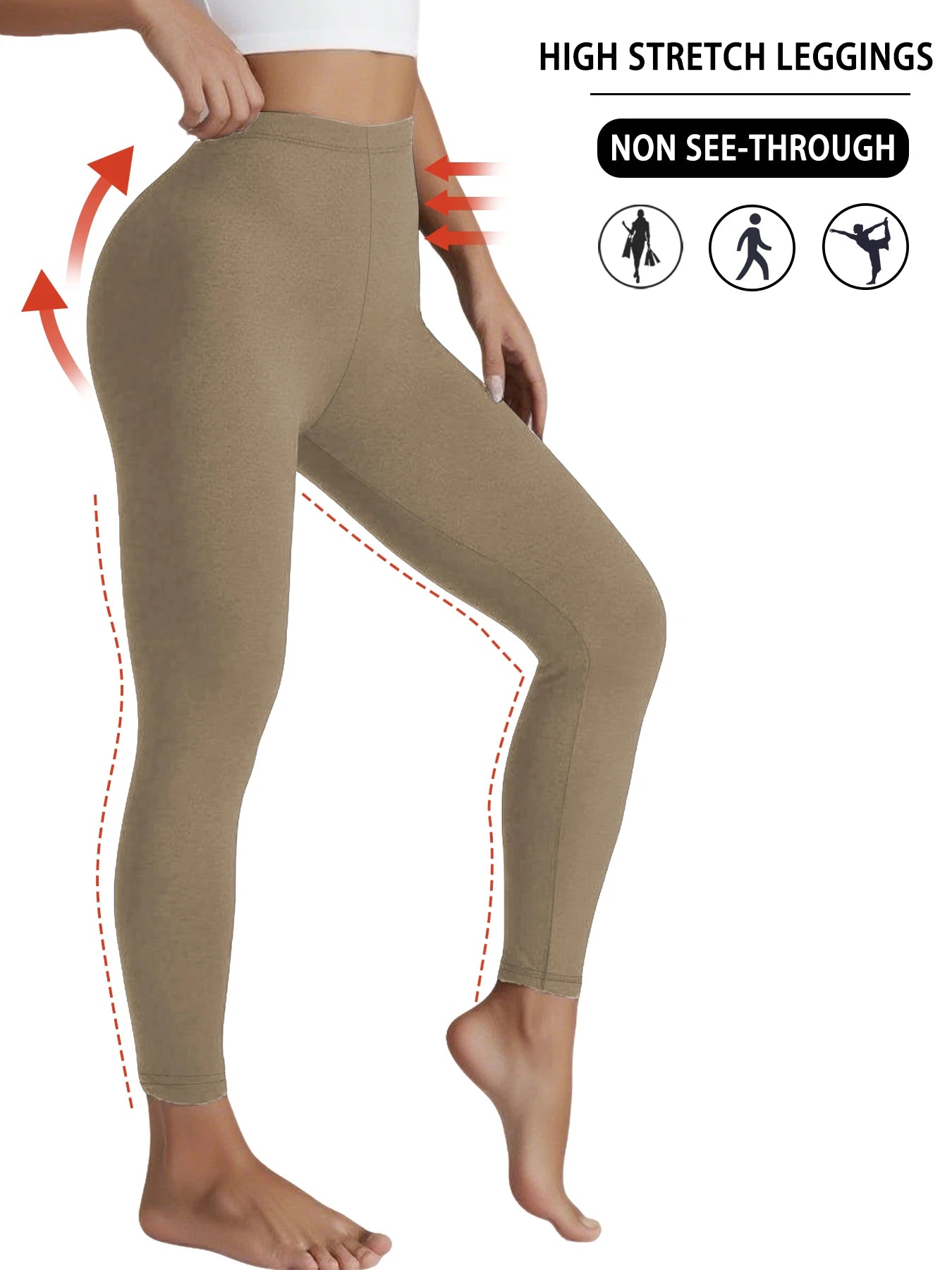 Leggings Femininas Supermacias De Alta Elasticidade Para Treino Ioga Corrida Atlética Push-up Academia Leggings Longa Para Fitness