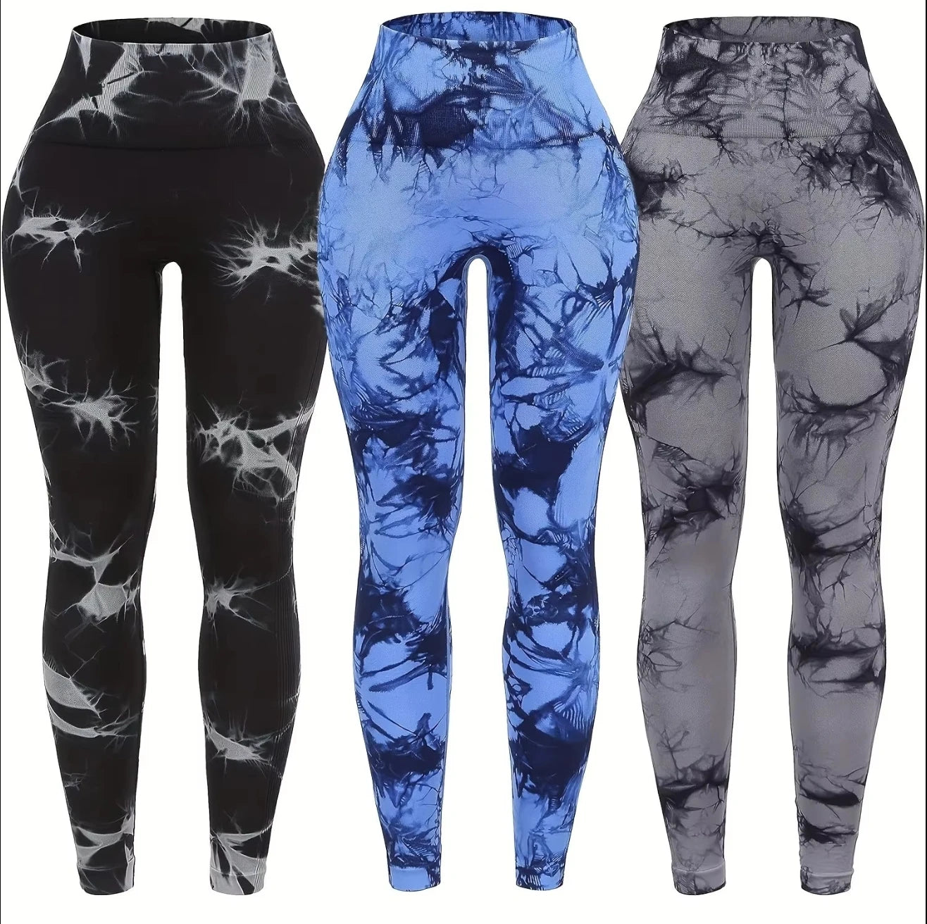 Calças De Ioga Femininas Leggings Esportivas Sem Costura Cintura Alta Push Up Meia-Calça Feminina Fitness