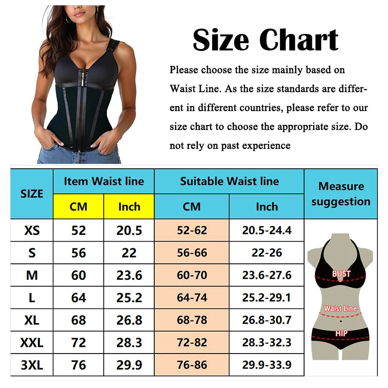 Modelador De Cintura Espartilho Cintas Colombianas Modelador Corporal Controle De Barriga Bustiê Feminino