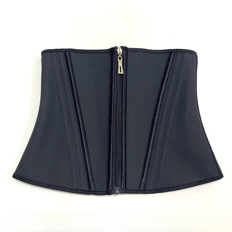 Modelador De Cintura Feminino De Látex Controle De Barriga Modelador Corporal De Emagrecimento