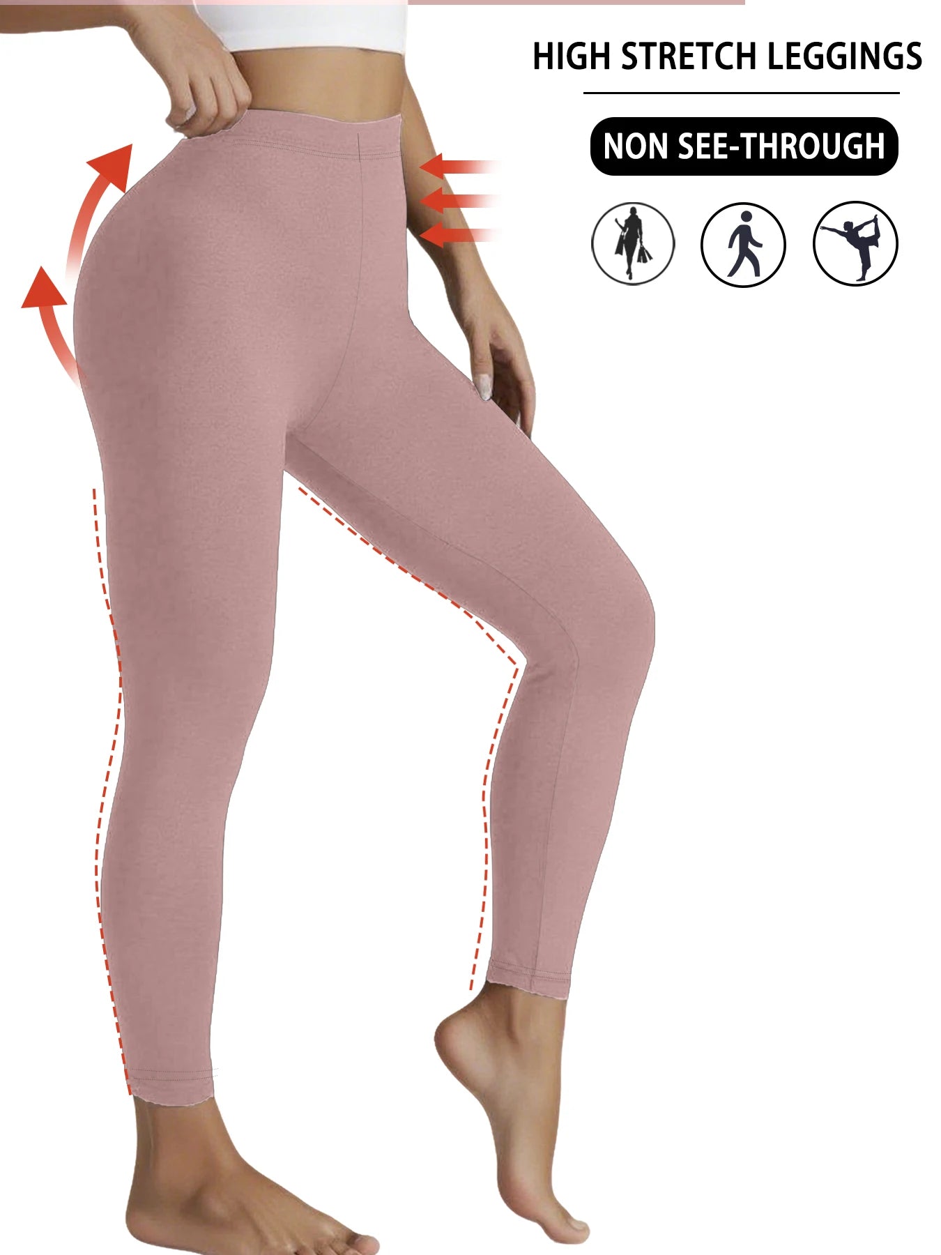 Leggings Femininas Supermacias De Alta Elasticidade Para Treino Ioga Corrida Atlética Push-up Academia Leggings Longa Para Fitness