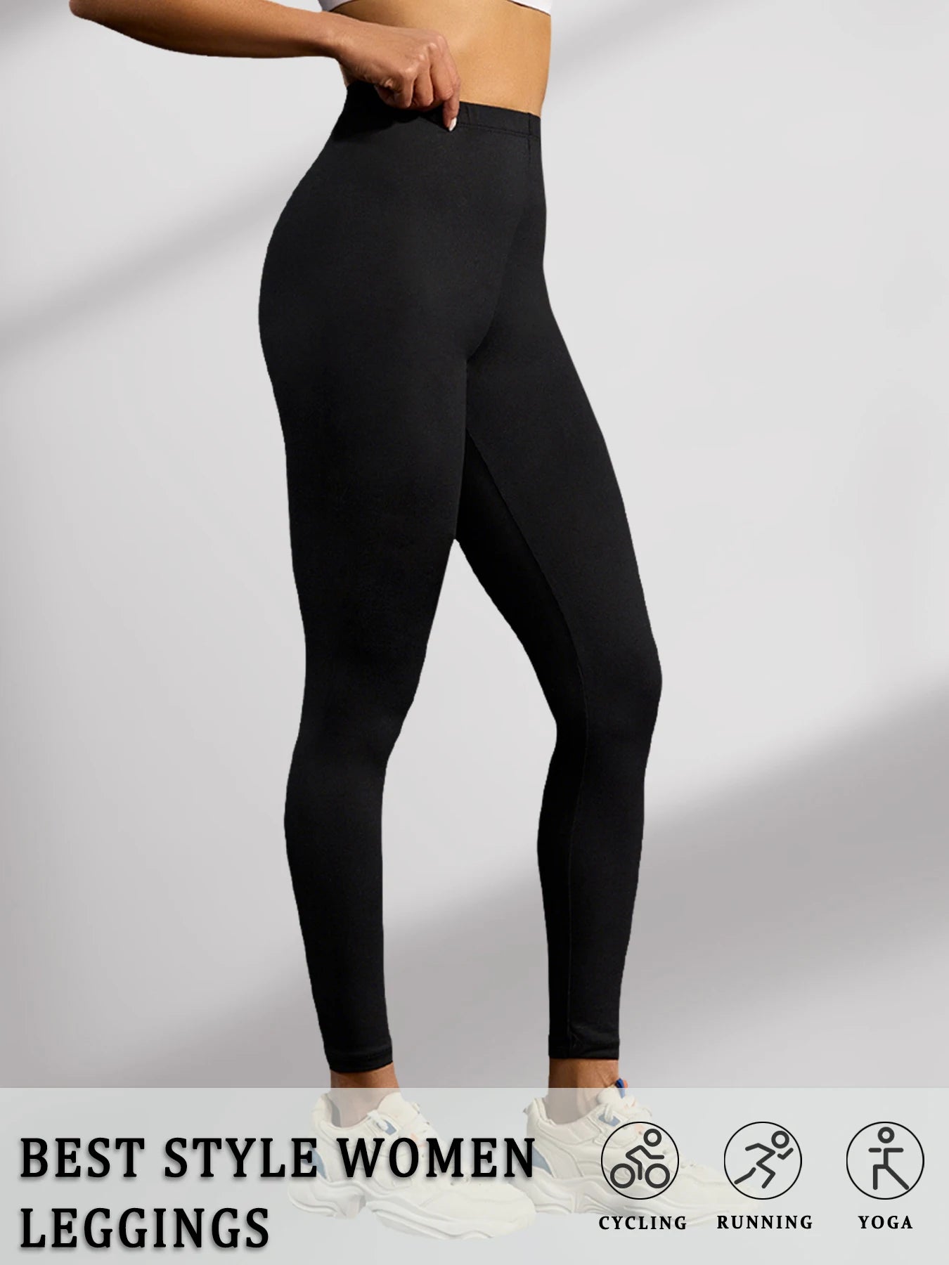 Leggings Femininas Supermacias De Alta Elasticidade Para Treino Ioga Corrida Atlética Push-up Academia Leggings Longa Para Fitness